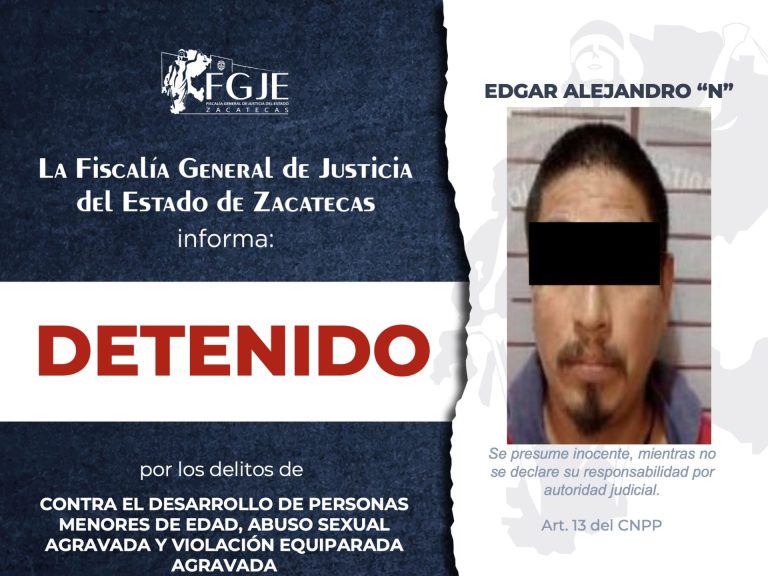 Cumplimenta FGJE tres órdenes de aprehensión