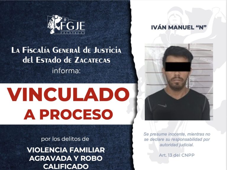 Iván Manuel «N» es vinculado a proceso por violencia y robo