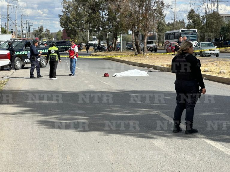 Mujer muere atropellada en Guadalupe