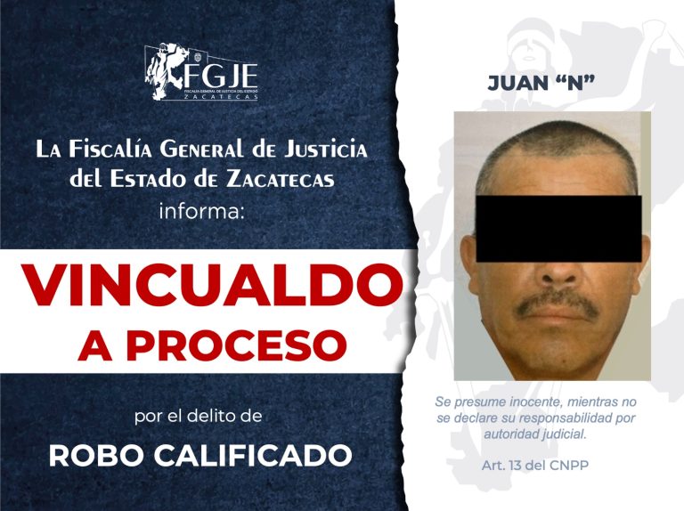 Lo vinculan por robo de vehículos en Fresnillo