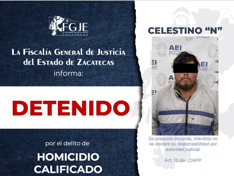 Detienen a Celestino en Juárez; lo buscaban en Zacatecas