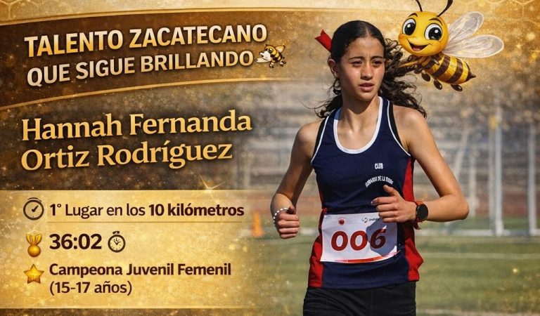 Conquista Hannah carrera de 10k en Guadalajara