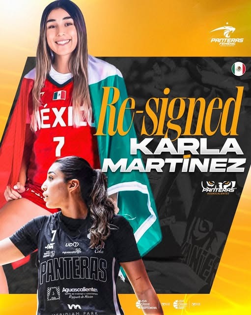 Karla Martínez firma su quinta temporada con Panteras