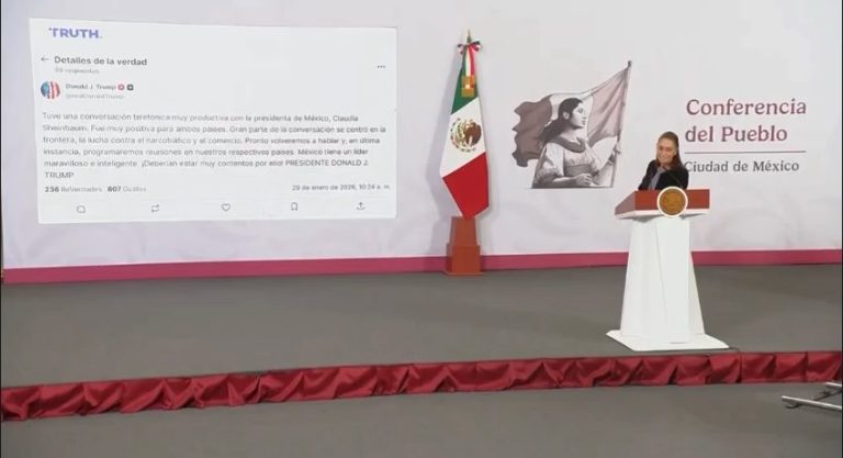 México tiene una líder maravillosa e inteligente: Trump