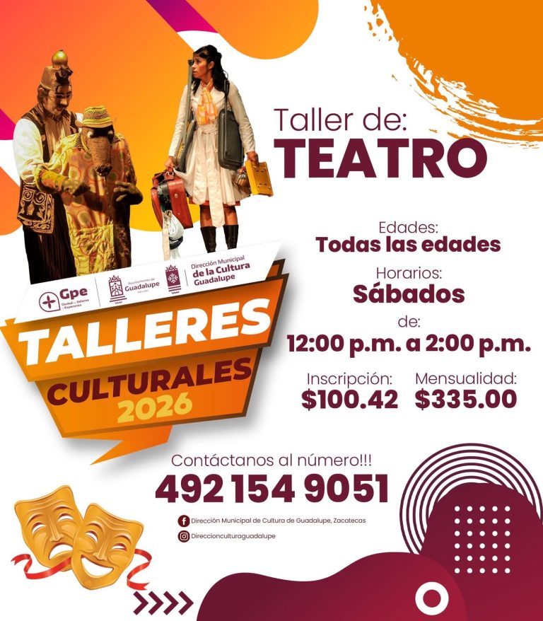 Guadalupe invita a sus talleres artísticos