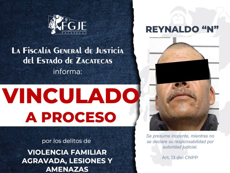 Vinculan a proceso a Reynaldo por varios delitos