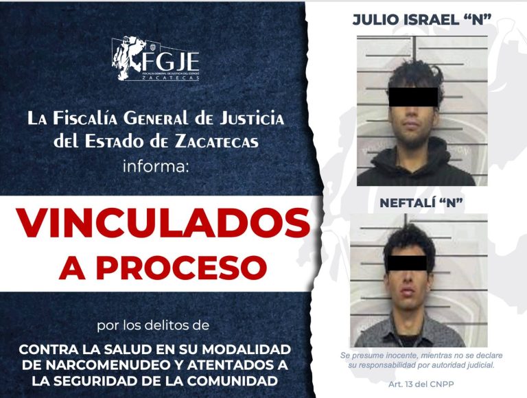 Vinculan a cuatro por narcomenudeo