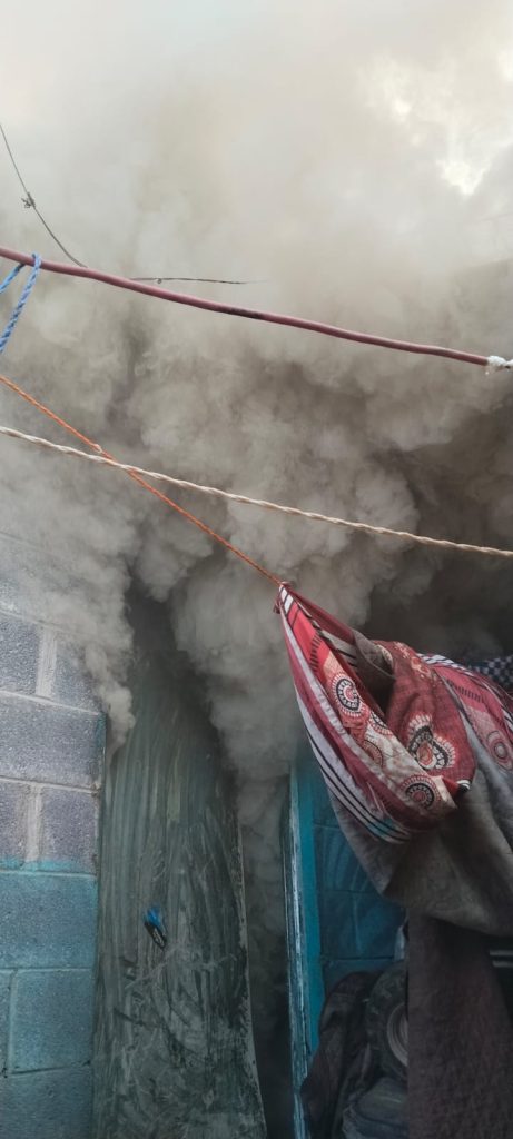 Se incendia casa en primera sección de Tierra y Libertad