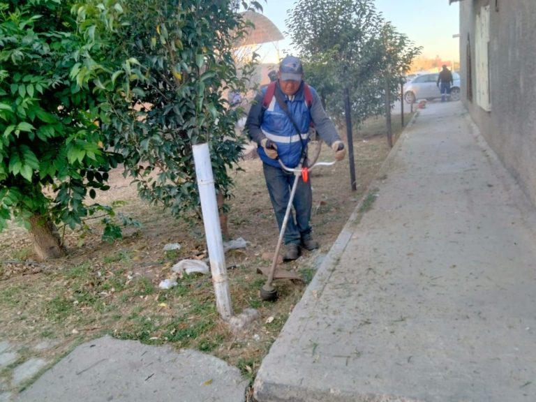 Atienden brigadas de limpieza distintos puntos de El Mineral