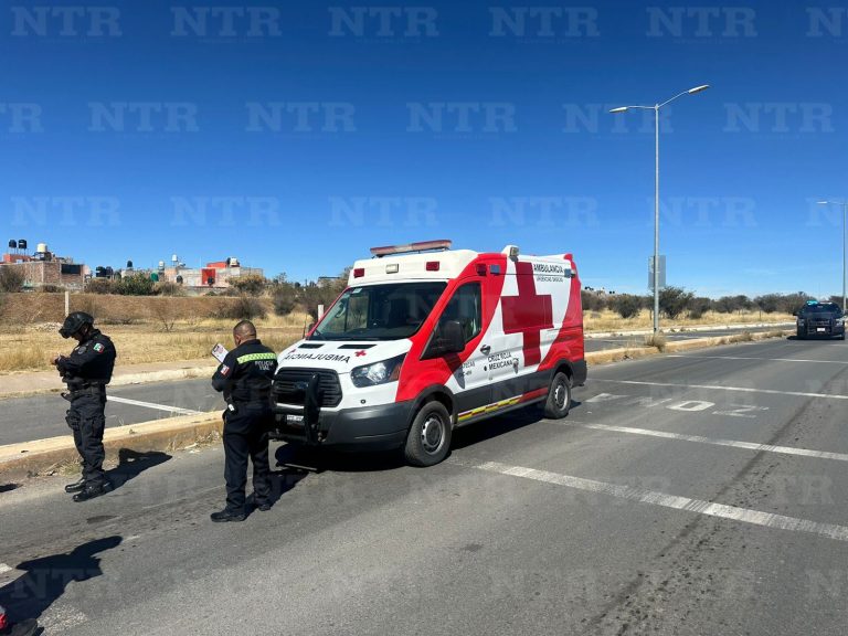 Se accidenta motociclista en vialidad Siglo XXI