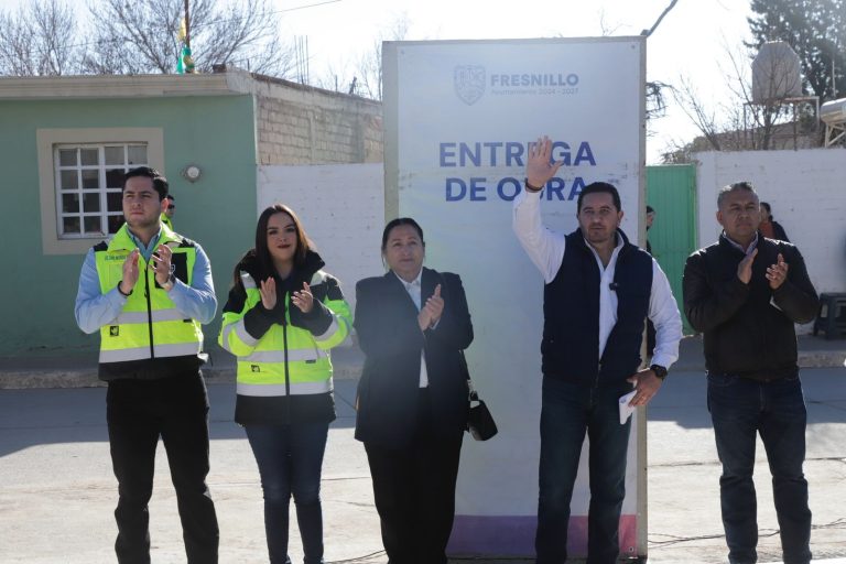 Entregan obras en comunidades de Fresnillo