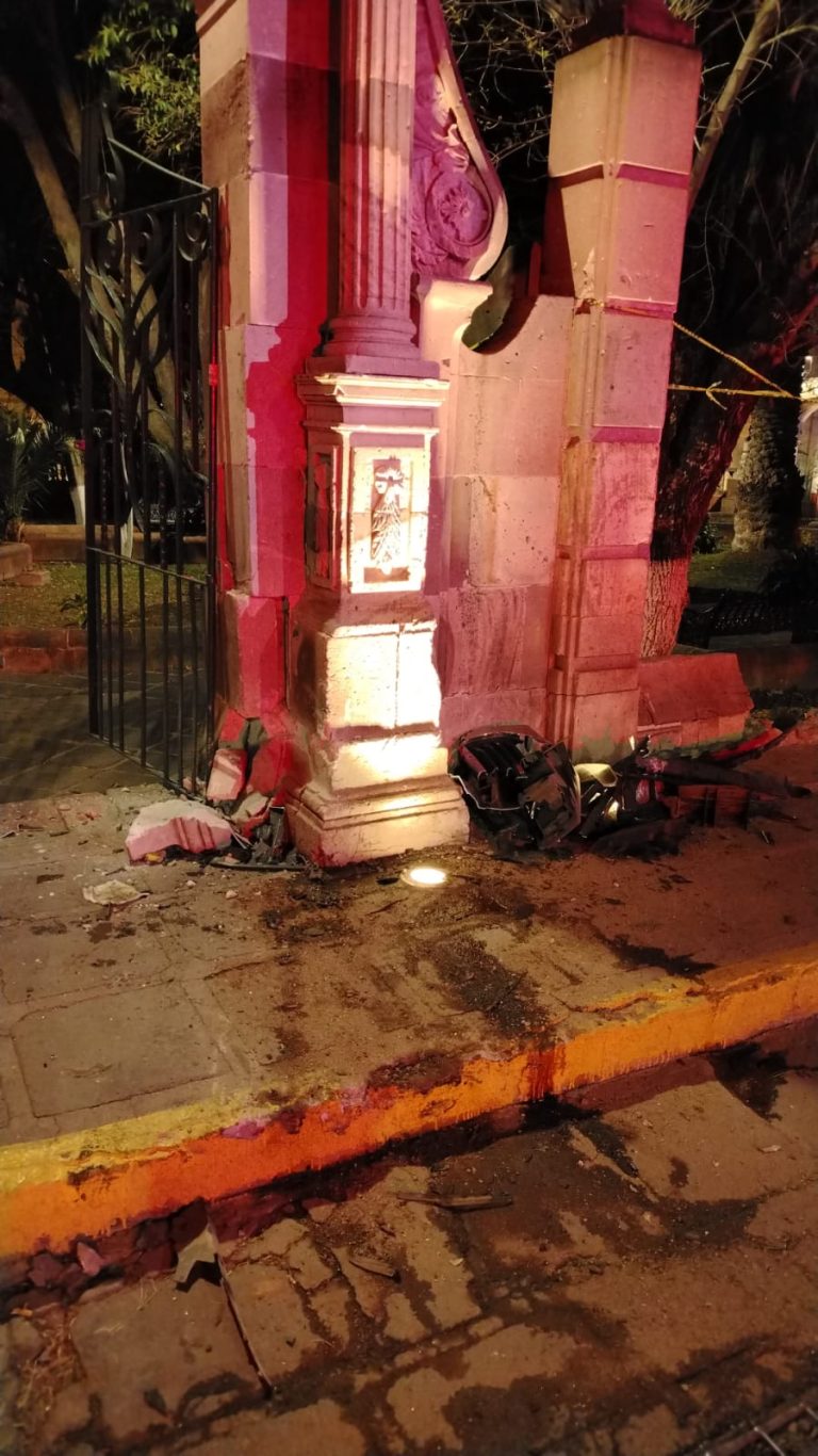 Chocan, otra vez, Jardín de la Madre; hay un detenido