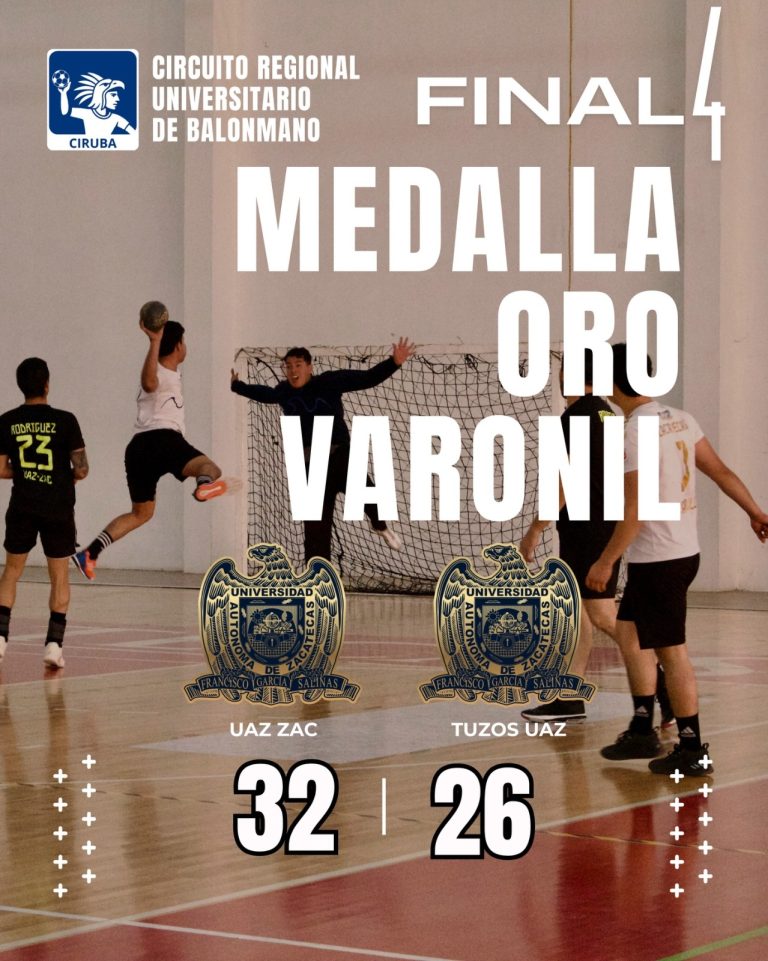 La UAZ domina el CIRUBA: campeón varonil y subcampeón femenil y varonil