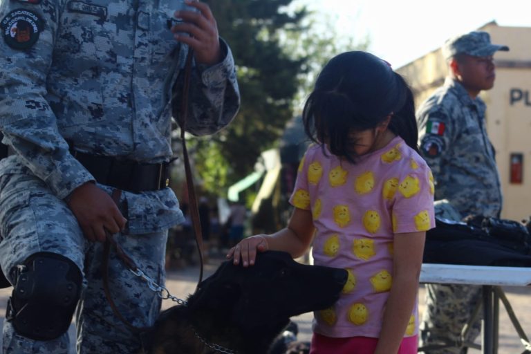 Conviven agentes de la GN con familias zacatecanas