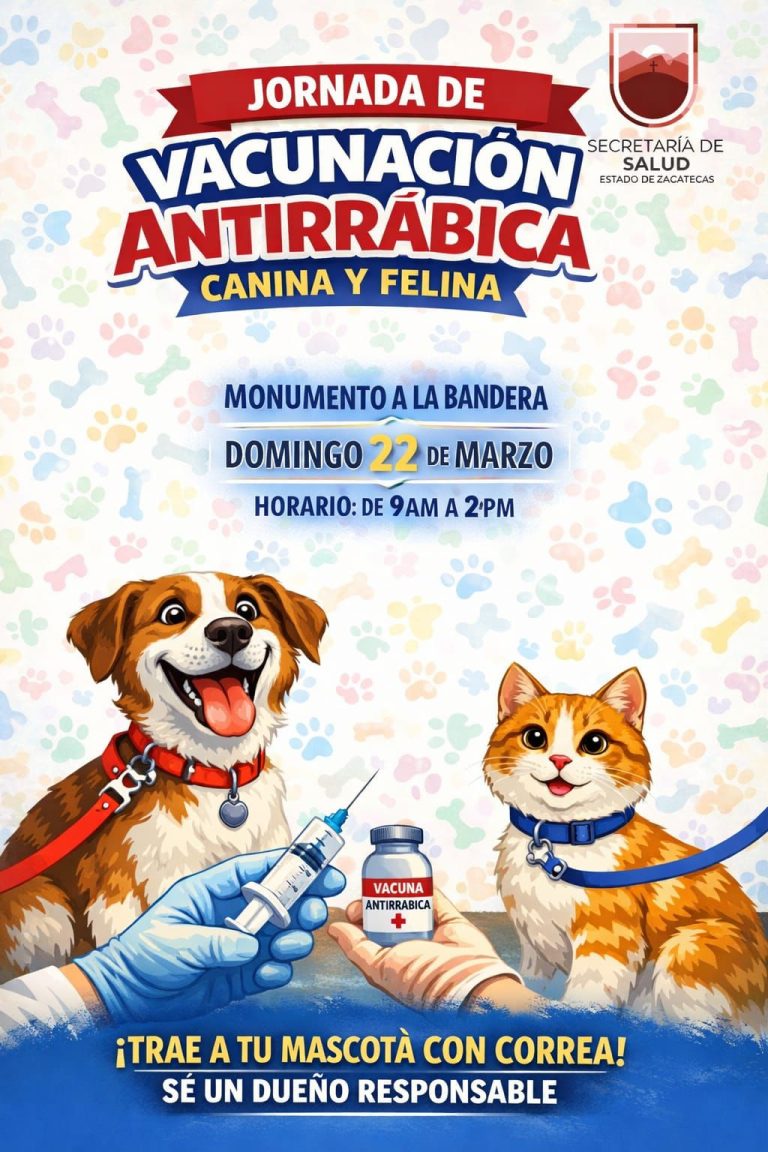 Mañana, jornada de vacunación antirrábica