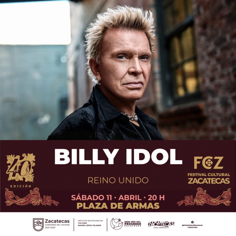 Cierre del FCZ estará a cargo de Billy Idol
