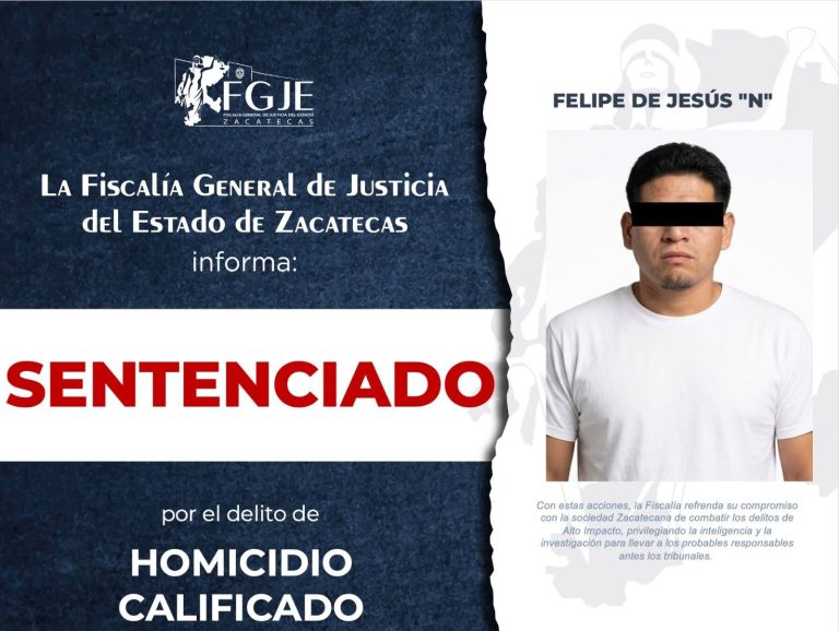 FGJE logra sentencia por homicidio