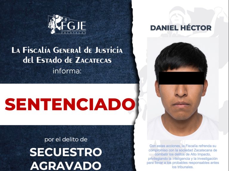 Dan sentencia de 33 años por secuestro agravado