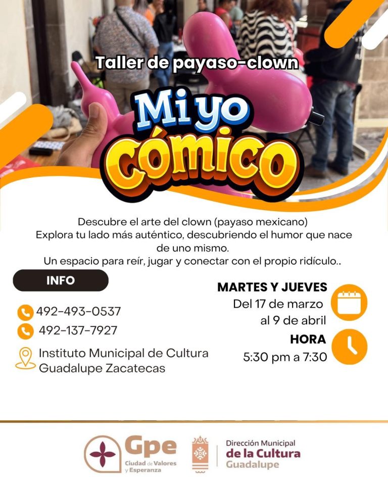 Presentarán taller Mi Yo Cómico