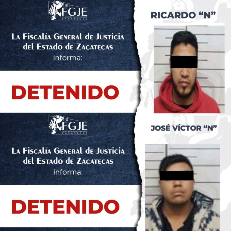 Cumplimenta FGJE dos órdenes de aprehensión