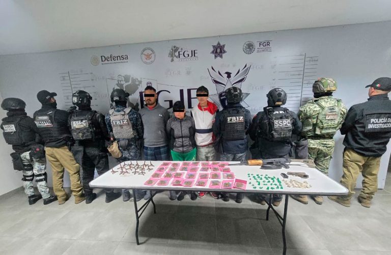 Detienen a presuntos responsables de doble homicidio en Guadalupe