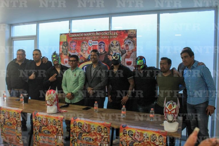 Gran función de Lucha Libre el 25 de marzo
