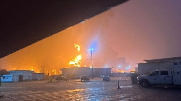 Registra incendio Dos Bocas