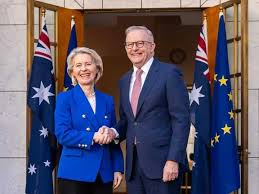Suscriben UE y Australia un pacto sobre seguridad y defensa