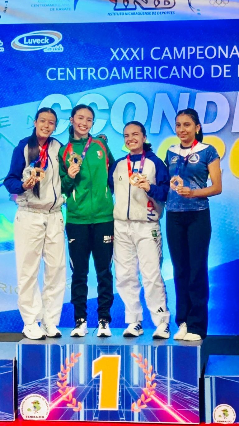 Zacatecana brilla con oro y bronce en Centroamericano de karate