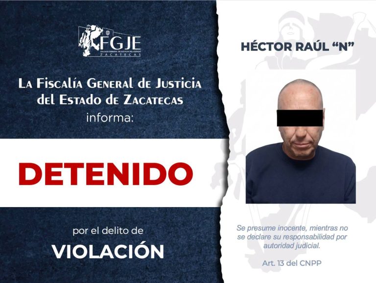 Lo detienen en Estados Unidos, por orden de aprehensión en Zacatecas
