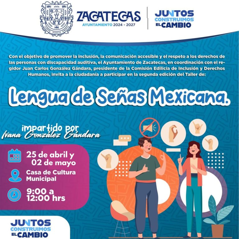Impulsan inclusión con taller de Lengua de Señas Mexicana
