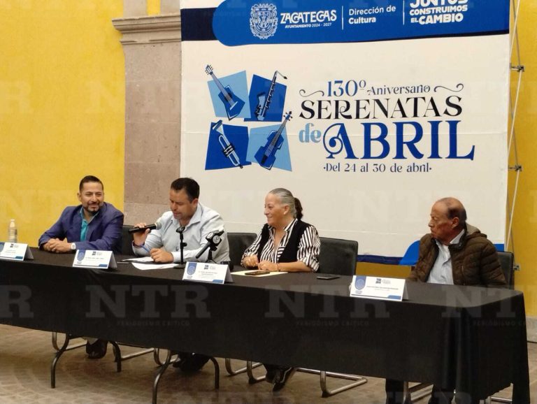 Presentan agenda de las Serenatas de Abril