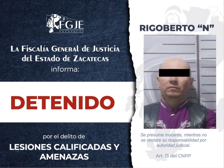 Detiene FGJE a 3; todos contaban con orden de aprehensión