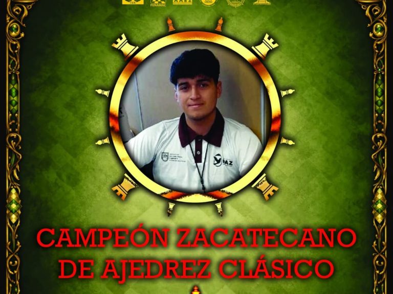 José Ángel Pinales conquista el Campeonato Estatal de Ajedrez Clásico