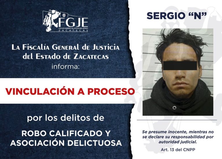 Vinculan a proceso a Sergio «N» por robo
