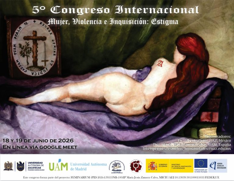 Invitan al 5º Congreso Internacional Mujer, Violencia e Inquisición