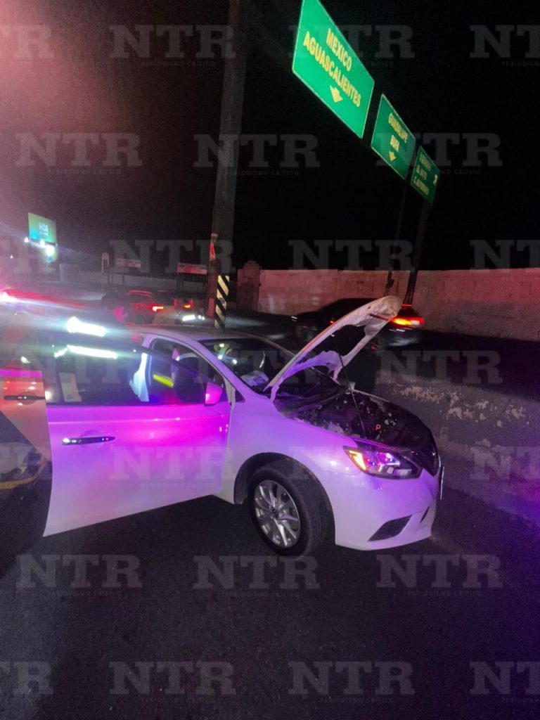 Choque en la salida a Fresnillo deja un lesionado