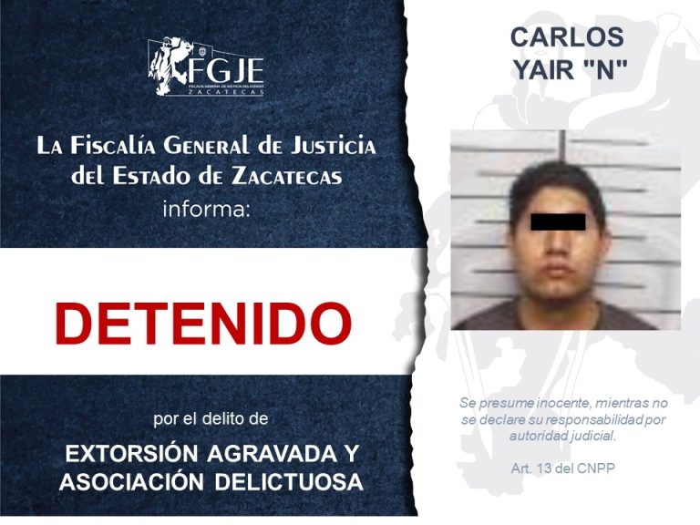 Ejecuta FGJE 3 órdenes de aprehensión