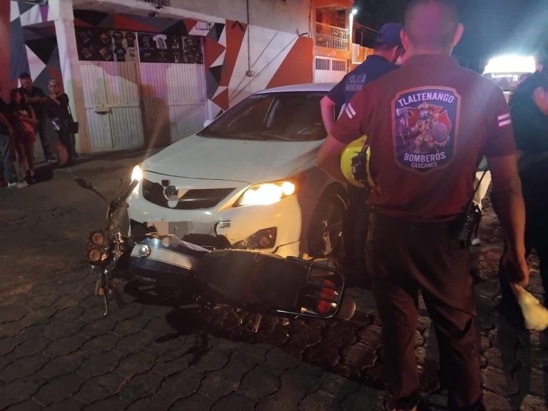 Mañana accidentada en Tlaltenango; accidente deja dos heridos