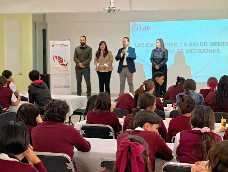 Colaboran Cecytez y FGJE para realizar taller
