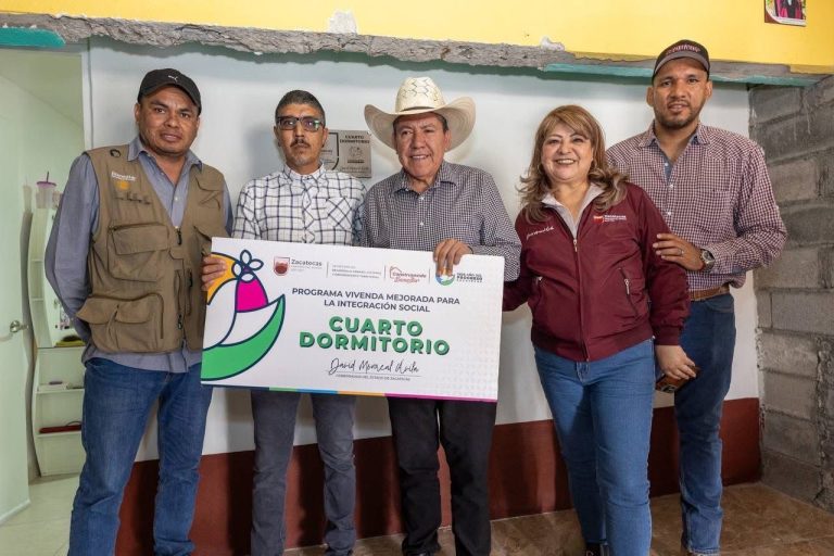 Entrega Gobernador cuartos dormitorio en Concepción del Oro