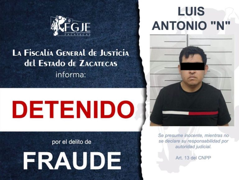 Detienen a hombre por presunto fraude