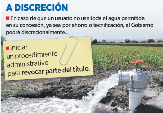 Reviven amenaza de quitar el agua al agro