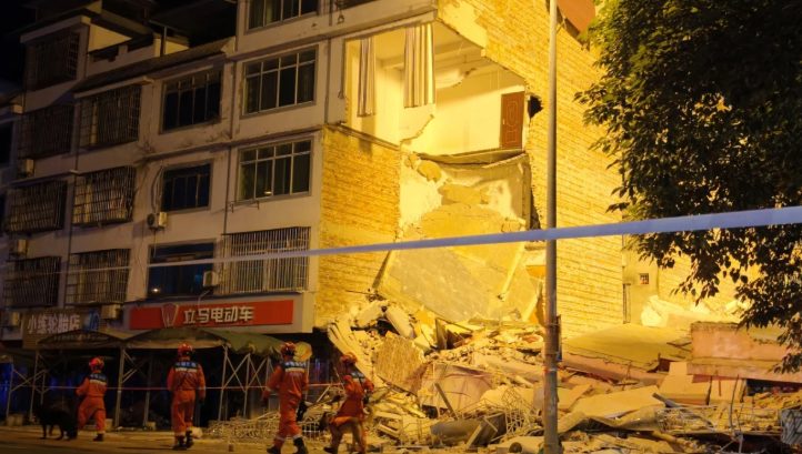 Sacude terremoto de magnitud 5.2 a China