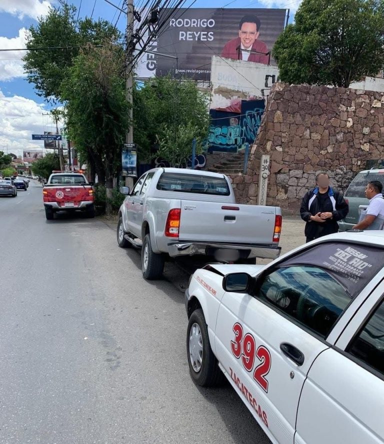Tarde accidentada para taxis capitalinos