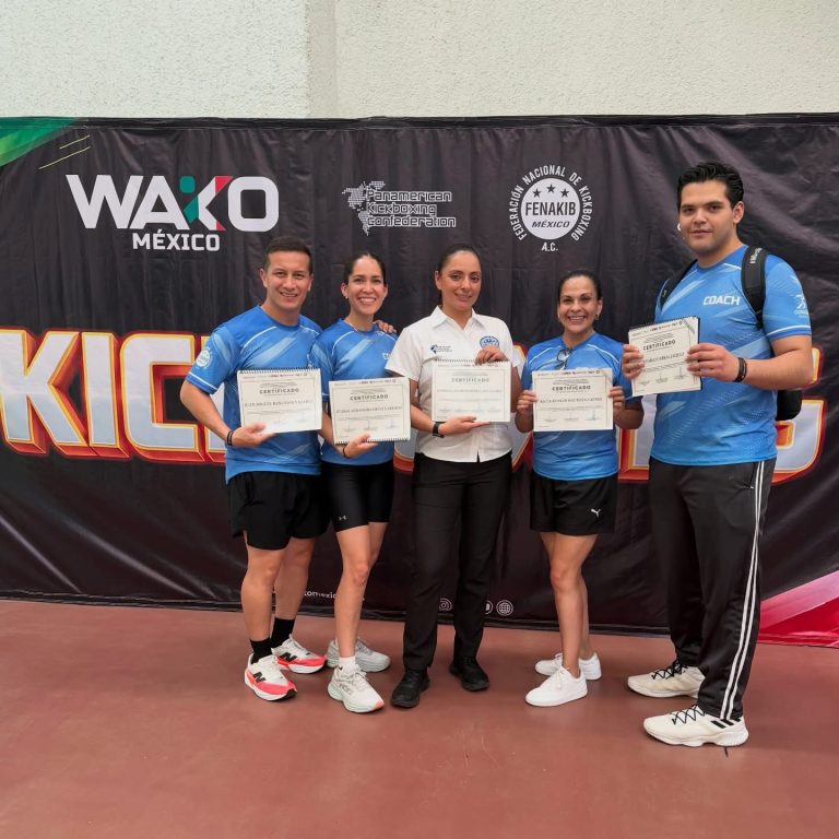 Zacatecas suma entrenadores y juez nacional de kickboxing certificados