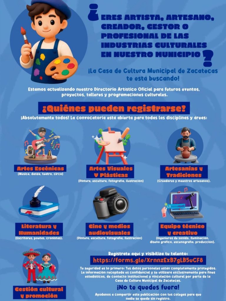 Actualizan Directorio Artístico Oficial de la Casa de Cultura