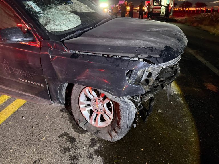 Volcadura en Sain Alto deja dos lesionados