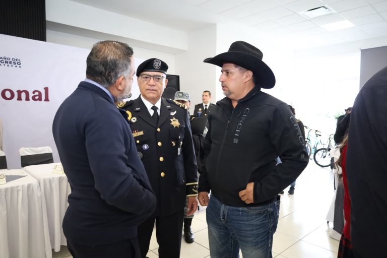 Asiste alcalde de Jerez a ceremonia por aniversario de la GN