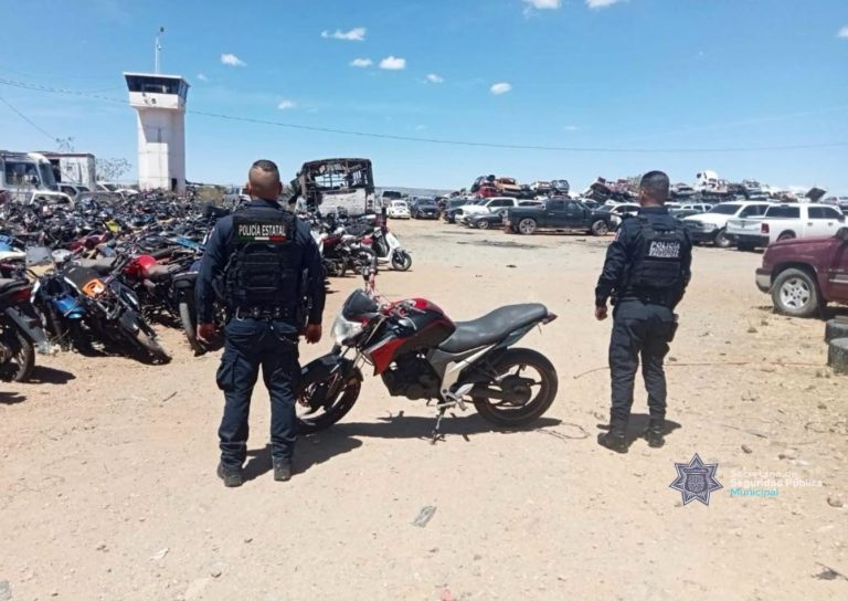 Recuperan motocicleta con reporte de robo